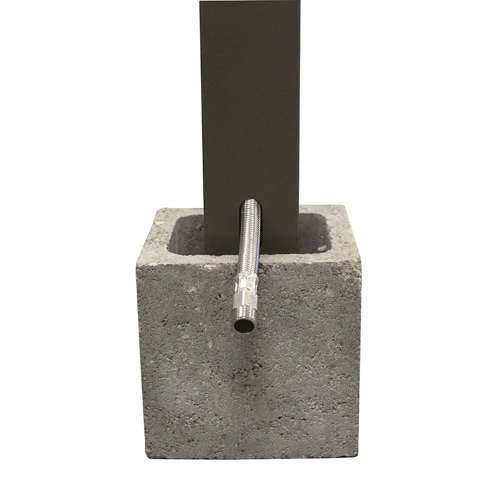 Zahradní sloupek TOTEM - černý