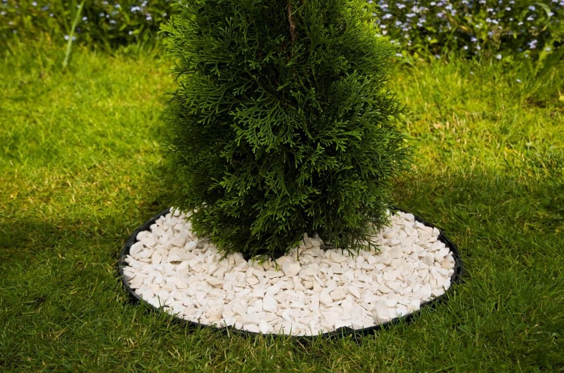 Flexi neviditelný obrubník, výška 45 mm - zelený