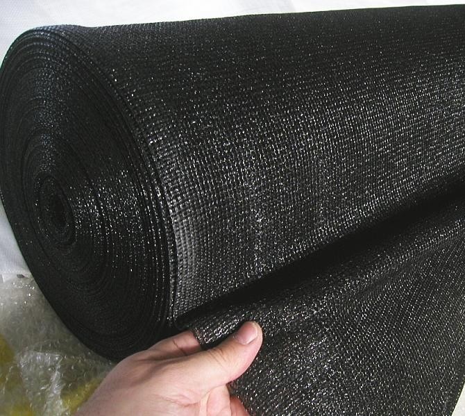 Stínící tkanina se sníženou hořlavostí 150 g/m2, černá, výška 2,07m - balení 50m