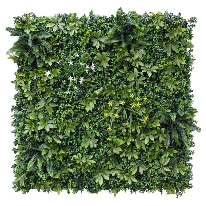 WALL GREEN color mix Shefflera, dílec 100 x 100 cm