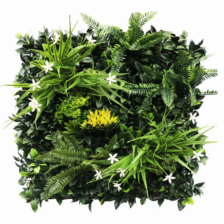 MINI WALL GREEN moss fern, dílec 50 x 50 cm