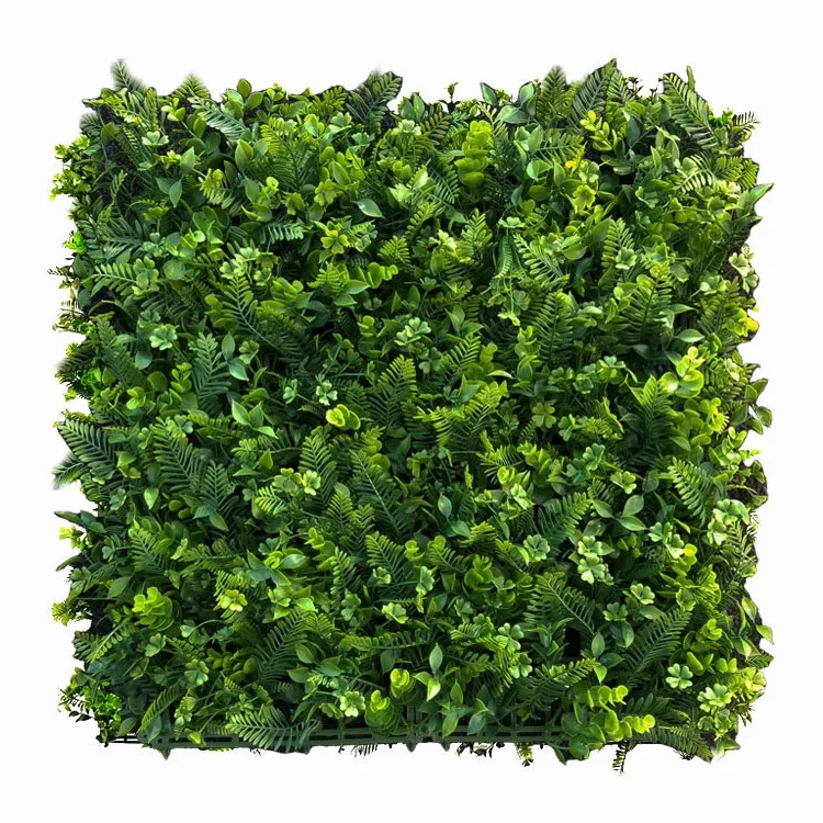 MINI WALL GREEN Fern and clover, dílec 50 x 50 cm