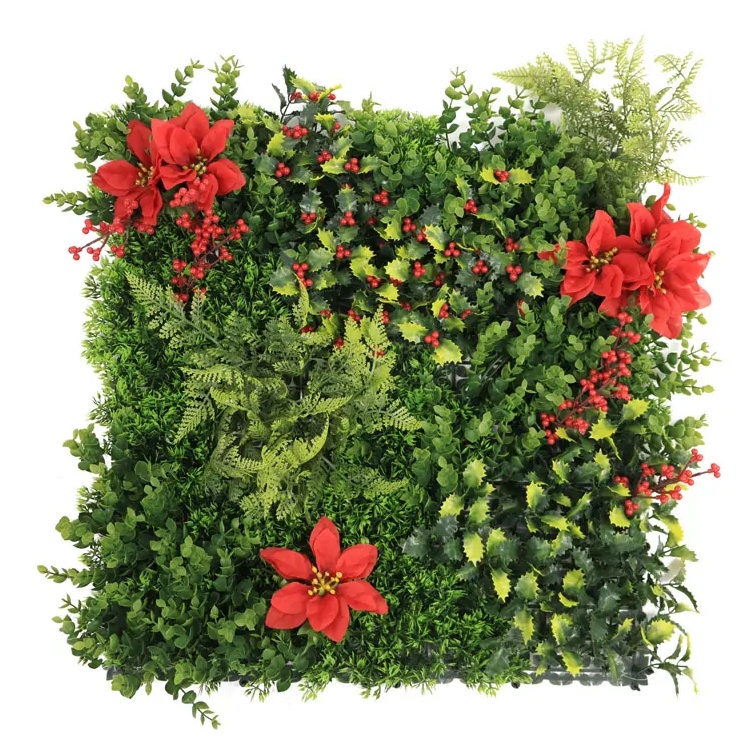 MINI WALL GREEN Christmas star, dílec 50 x 50 cm