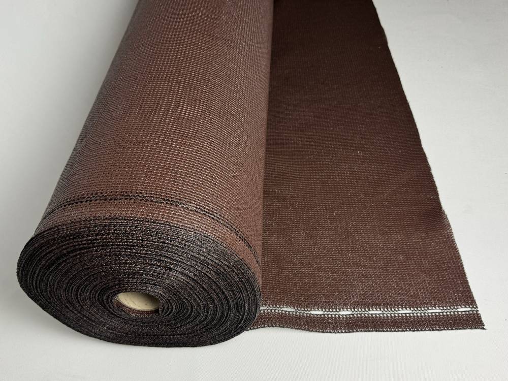 Stínící tkanina 150 g/m2, hnědá, výška 1,6m - balení 50m