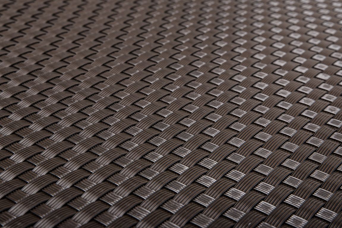 Umělý ratan - tmavě hnědá, balení 0,9x20m