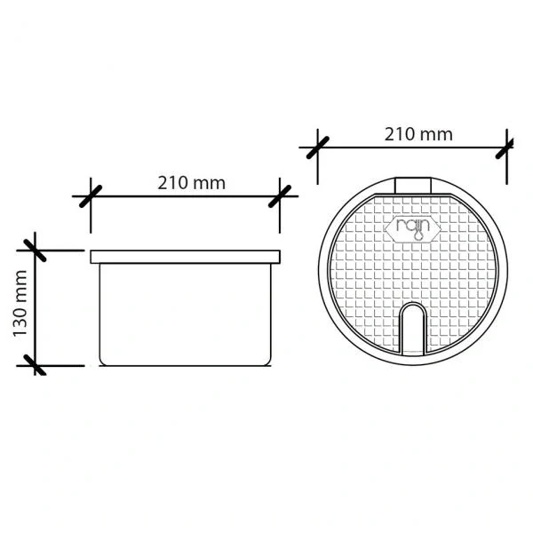 GARD-RAIN ICE s plastovým ventilem 3/4"