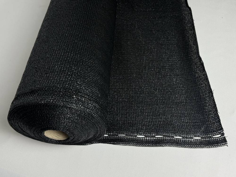 Stínící tkanina 180 g/m2, černá, výška 1,5m - metráž