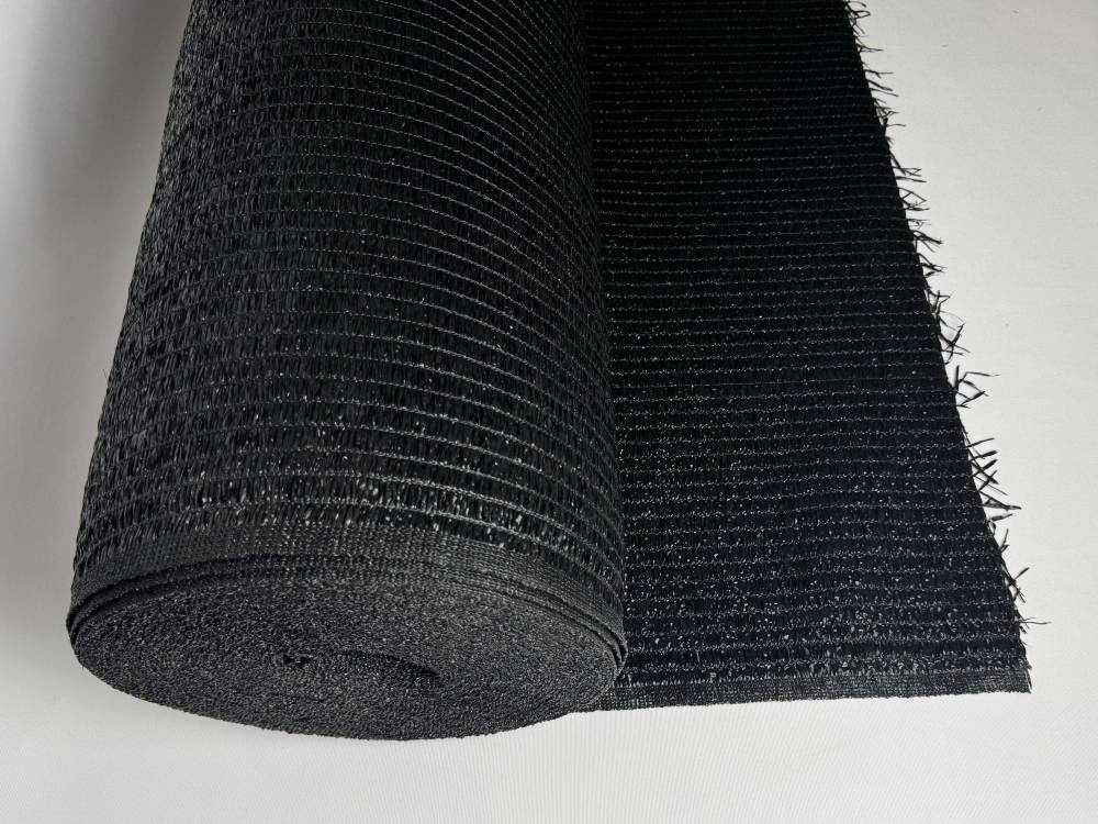 Stínící tkanina 200 g/m2, černá, výška 1,2m - metráž