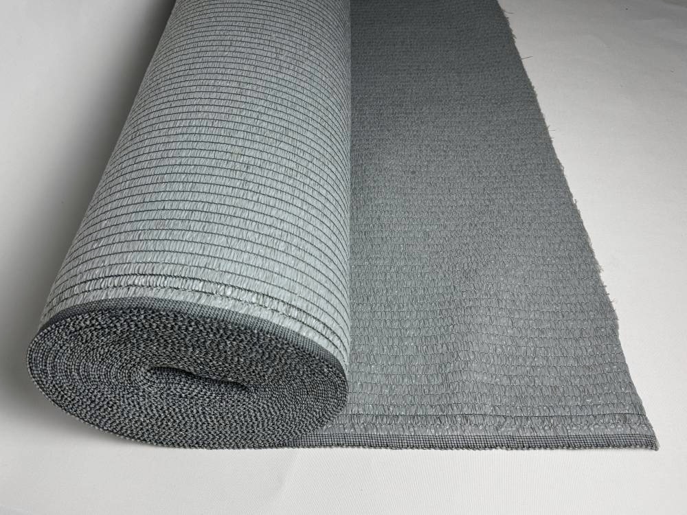 Stínící tkanina 200 g/m2, světle šedá, výška 1,2m - balení 50m