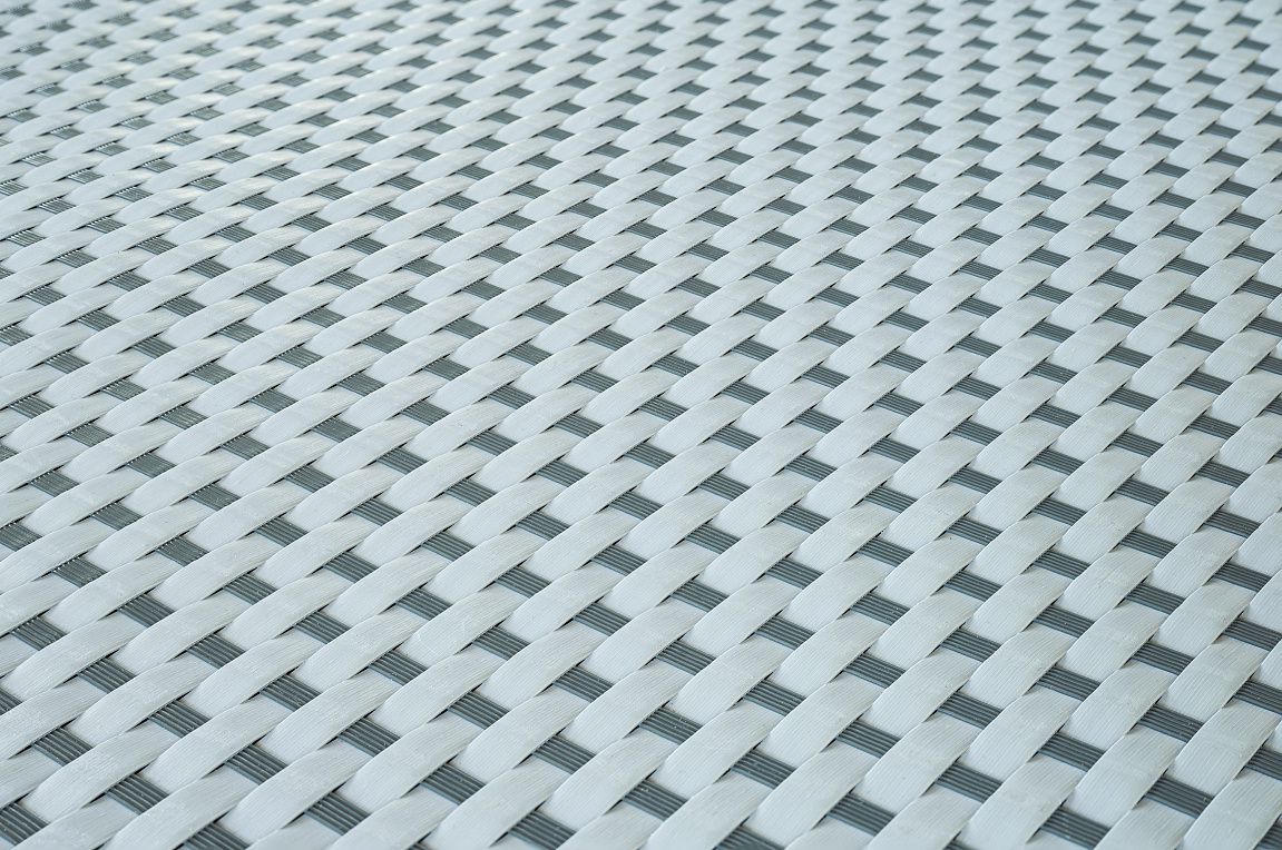 Umělý ratan - světle šedá-tmavě šedá, výška 1m