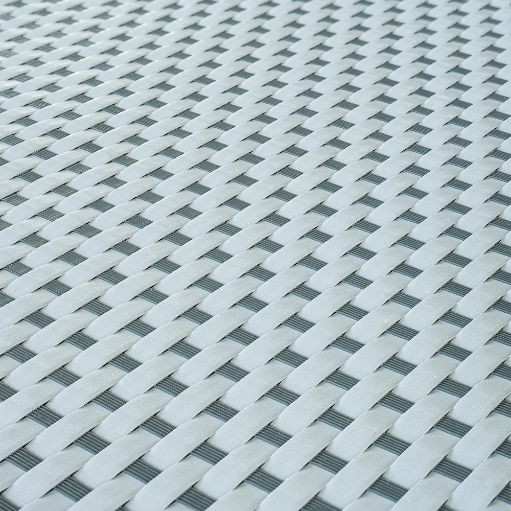 Ratanový stínící pás - světle šedá-tmavě šedá, 19cm x 2,55m