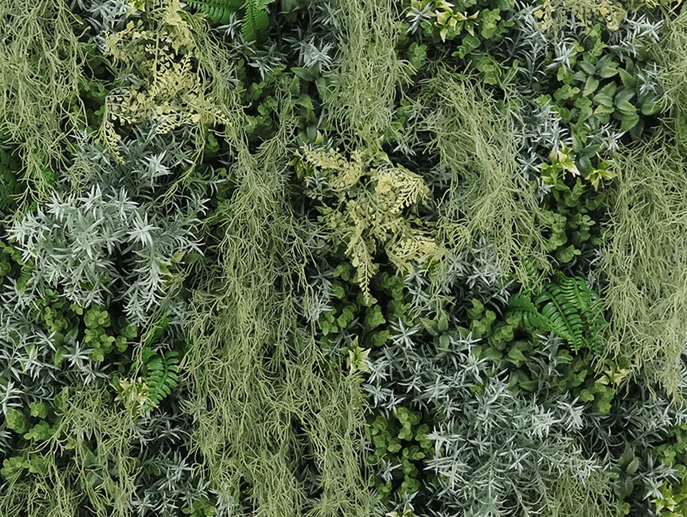 WALL GREEN spanish moss, dílec 100 x 100 cm