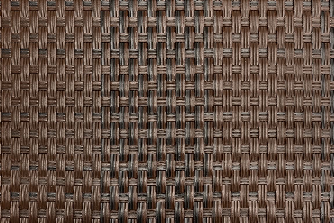 Umělý ratan - černo-hnědá, balení 1x20m