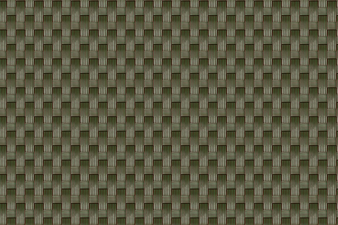 Umělý ratan - zelená, balení 1x20m