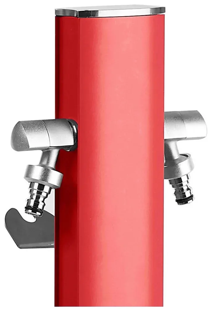Zahradní sloupek TOTEM - červený