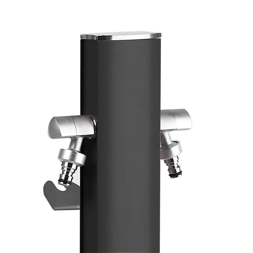 Zahradní sloupek TOTEM - černý