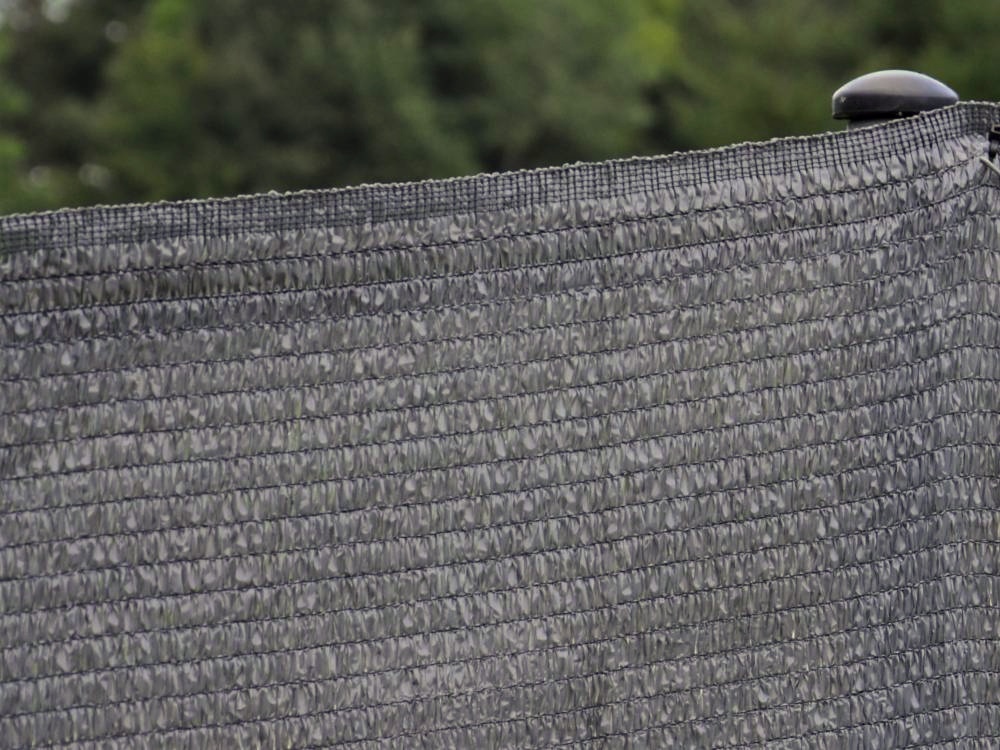 Stínící tkanina 200 g/m2, tmavě šedá, výška 1,6m - metráž