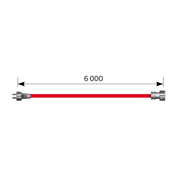 Prodlužovací kabel SPT-1, 120 W, délka 6 m