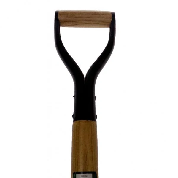 Zahradnický rýč rovný S300 s dřevěnou násadou a D-GRIP úchytem