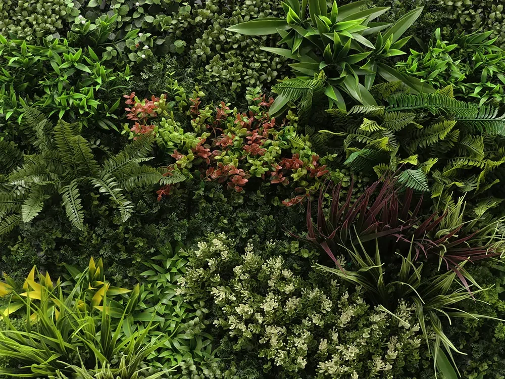 WALL GREEN color mix JUNGLE, dílec 100 x 100 cm