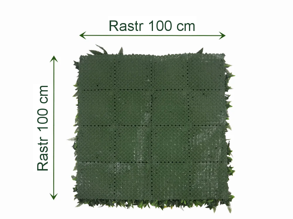 WALL GREEN mix JUNGLE, dílec 100 x 100 cm