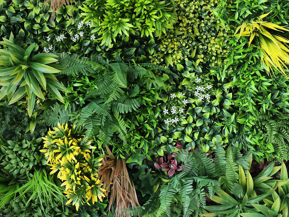 WALL GREEN yellow mix, dílec 100 x 100 cm