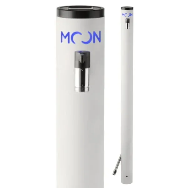 Zahradní sloupek MOON s LED osvětlením - bílý