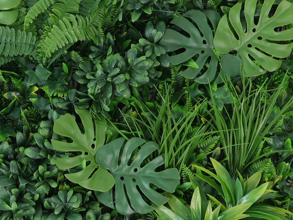 WALL GREEN Monstera, dílec 100 x 100 cm