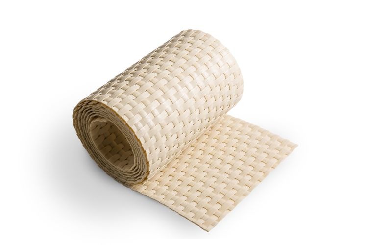Ratanový stínící pás - béžová, 19cm x 2,55m