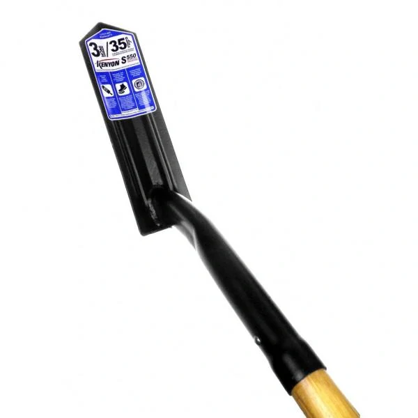 Drážkovací lopata 3" S550 s dřevěnou násadou, 35°