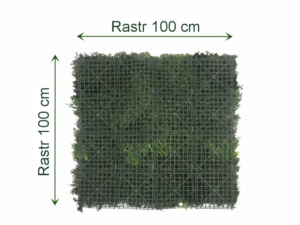 WALL GREEN color mix JUNGLE, dílec 100 x 100 cm