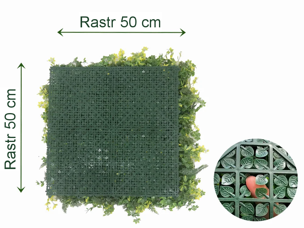 MINI WALL GREEN herb, dílec 50 x 50 cm