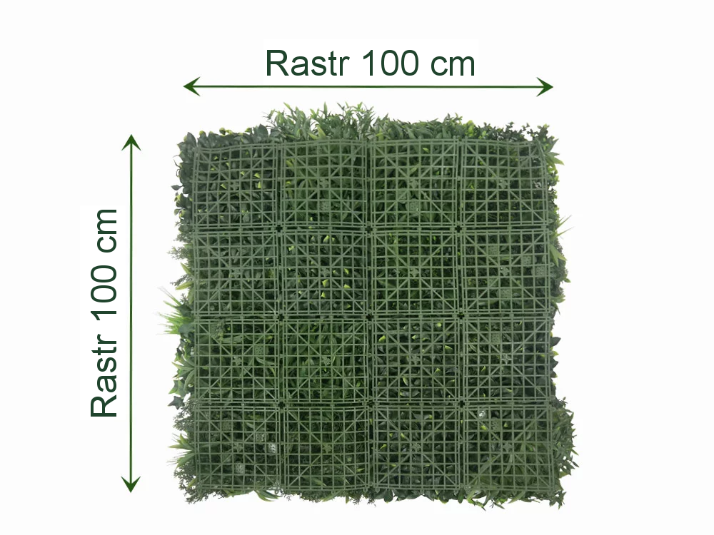 WALL GREEN Ruscus, dílec 100 x 100 cm
