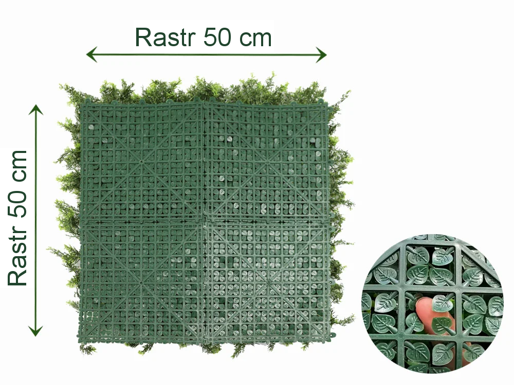 THUJA green, dílec 50 x 50 cm