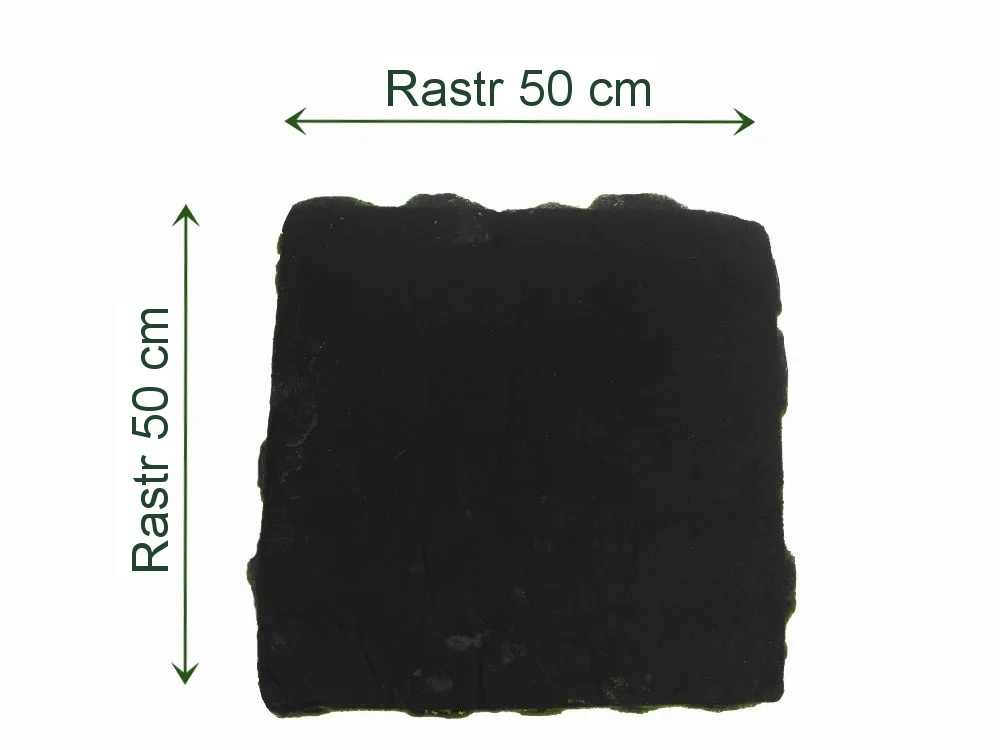 Globe moss green/brown , dílec 50 x 50 cm