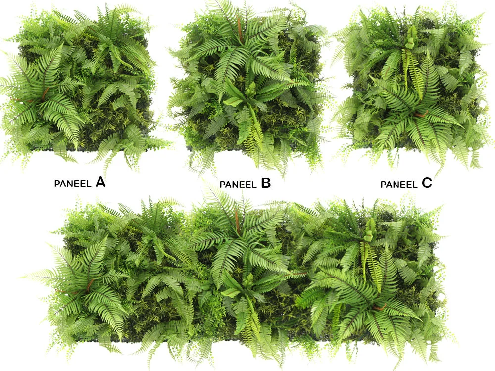 MINI WALL GREEN Dicksonia tree fern, dílec 50 x 50 cm