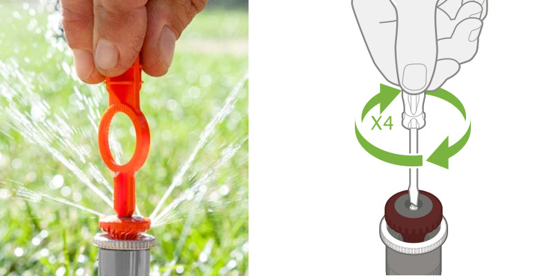 Tryska Hunter MP ROTATOR 1000, dostřik 3,7 - 4,6 m, 90 - 210°