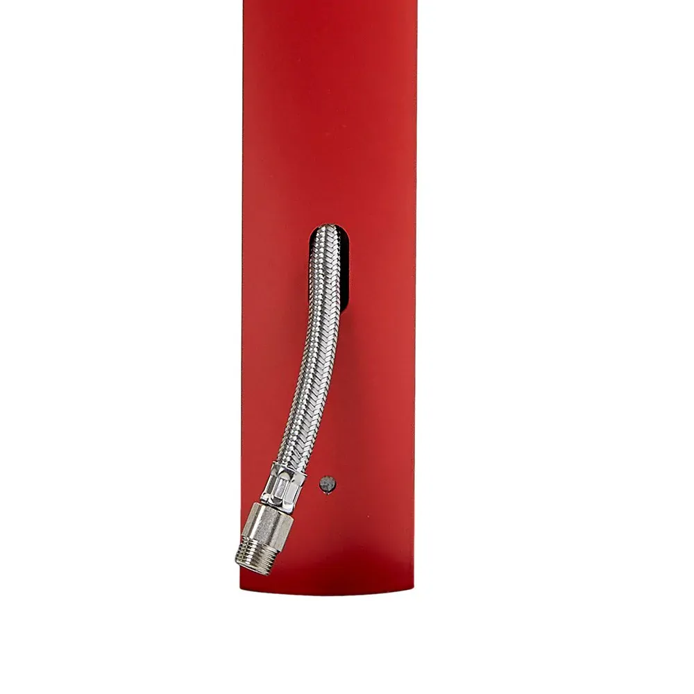 Zahradní sloupek TOTEM - červený