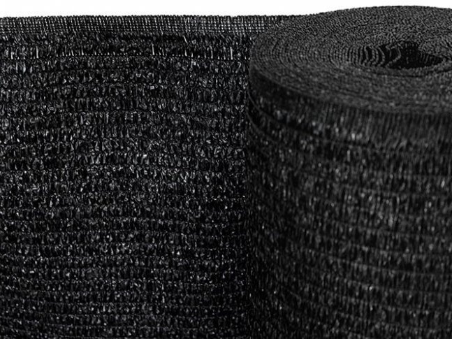 Stínící tkanina 200 g/m2, černá, výška 1,2m - metráž