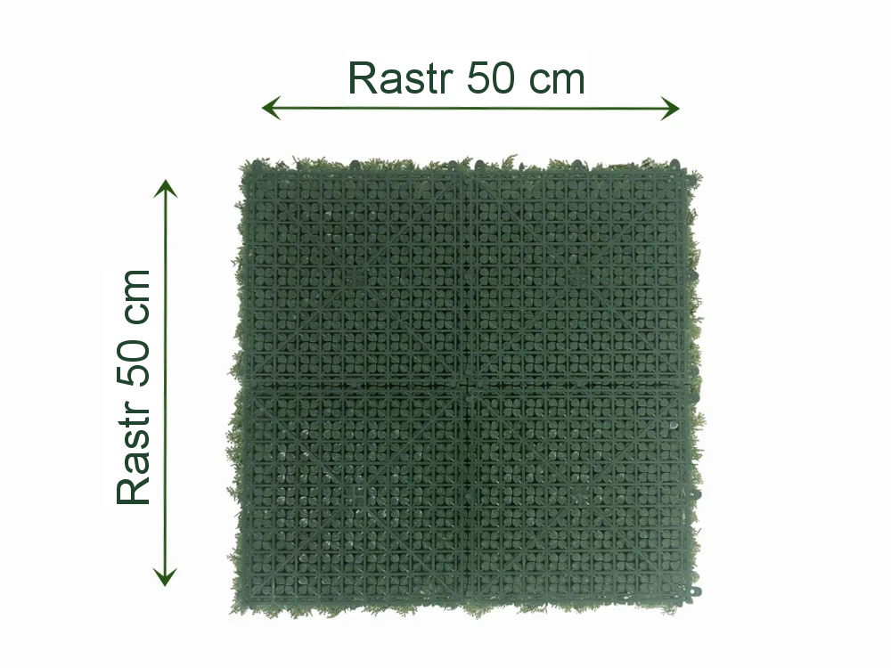 Moss dark green, dílec 50 x 50 cm