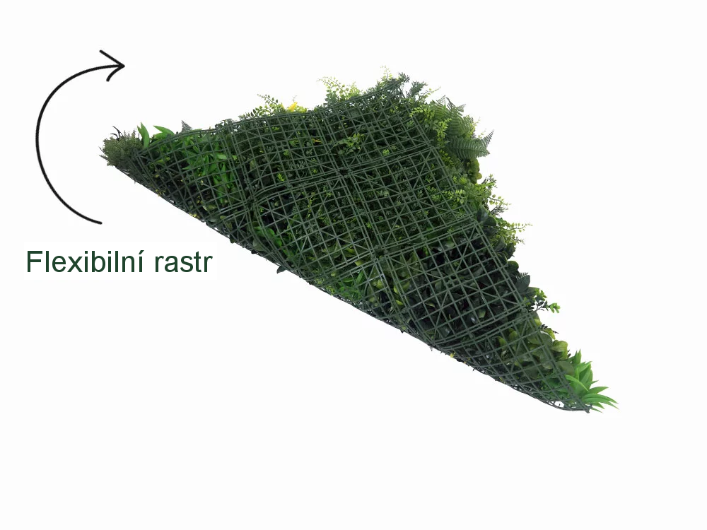 WALL GREEN fern, dílec 100 x 100 cm
