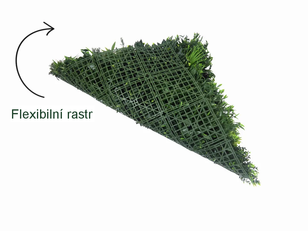 WALL GREEN Ruscus, dílec 100 x 100 cm