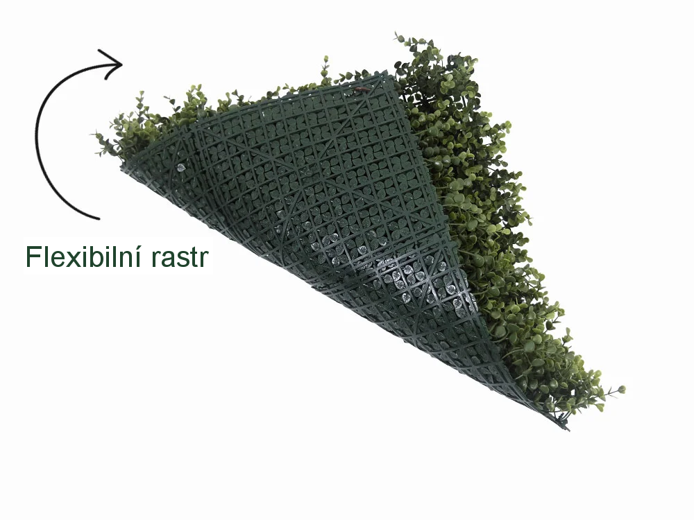 Buxus long green, dílec 50 x 50 cm