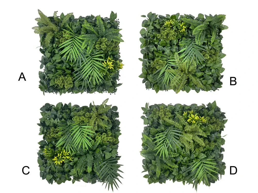 MINI WALL GREEN  montain palm, dílec 50 x 50 cm