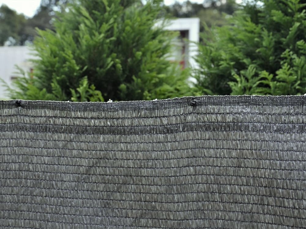 Stínící tkanina 200 g/m2, tmavě šedá, výška 1,6m - metráž