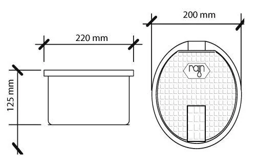 GARD-RAIN 15-ND s mosazným ventilem 3/4"