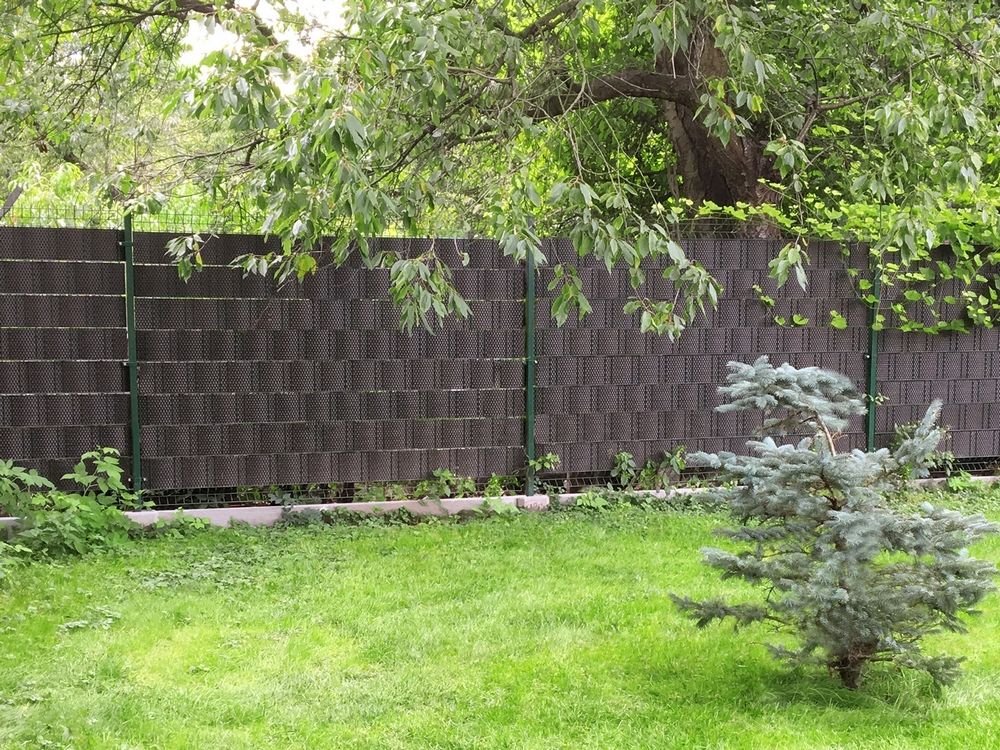 Ratanový stínící pás - tmavě hnědá, 19cm x 2,55m
