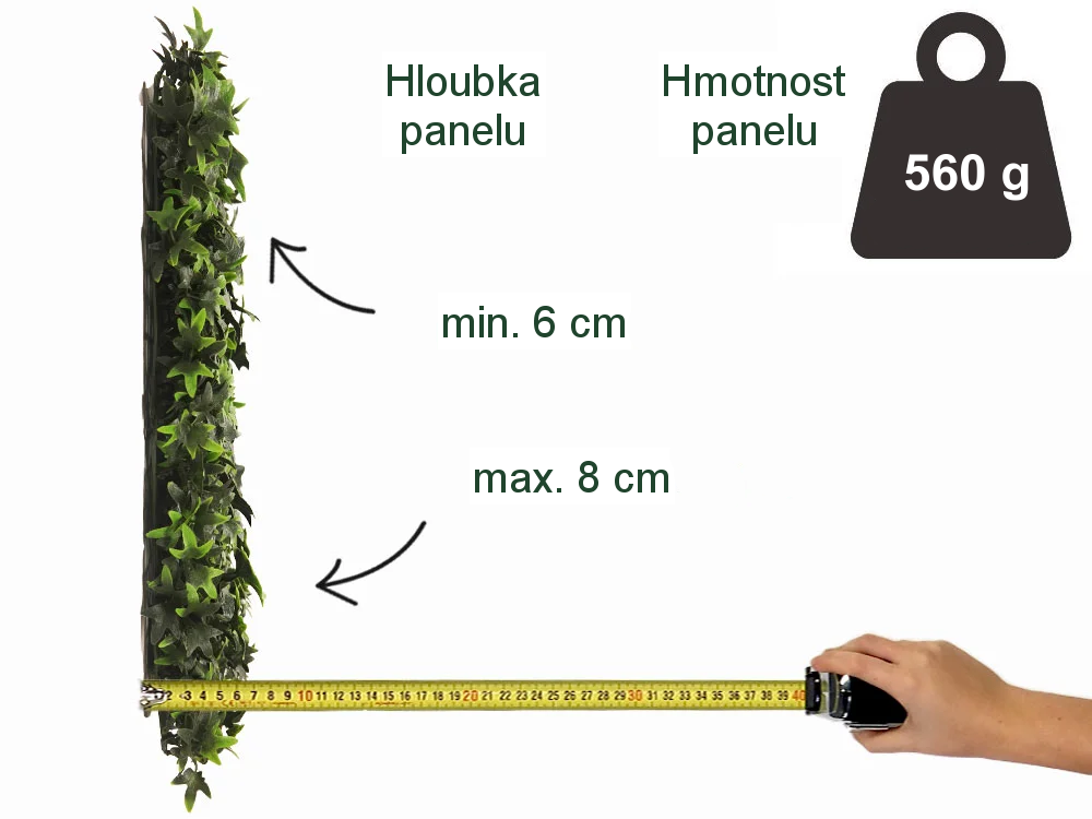 Hedera mini, dílec 50 x 50 cm
