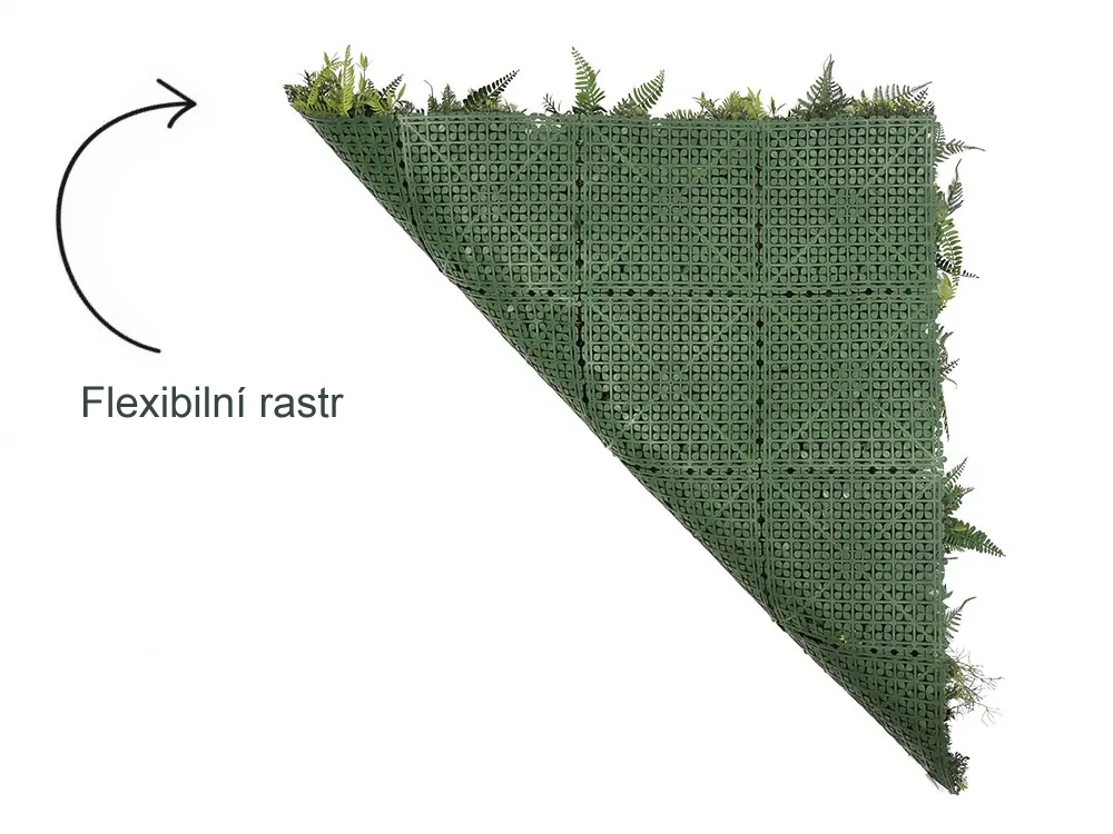 WALL GREEN Boston fern botanica, dílec 100 x 100 cm