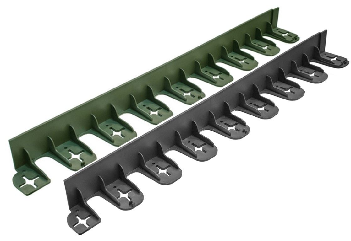 Flexi neviditelný obrubník, výška 45 mm - černý